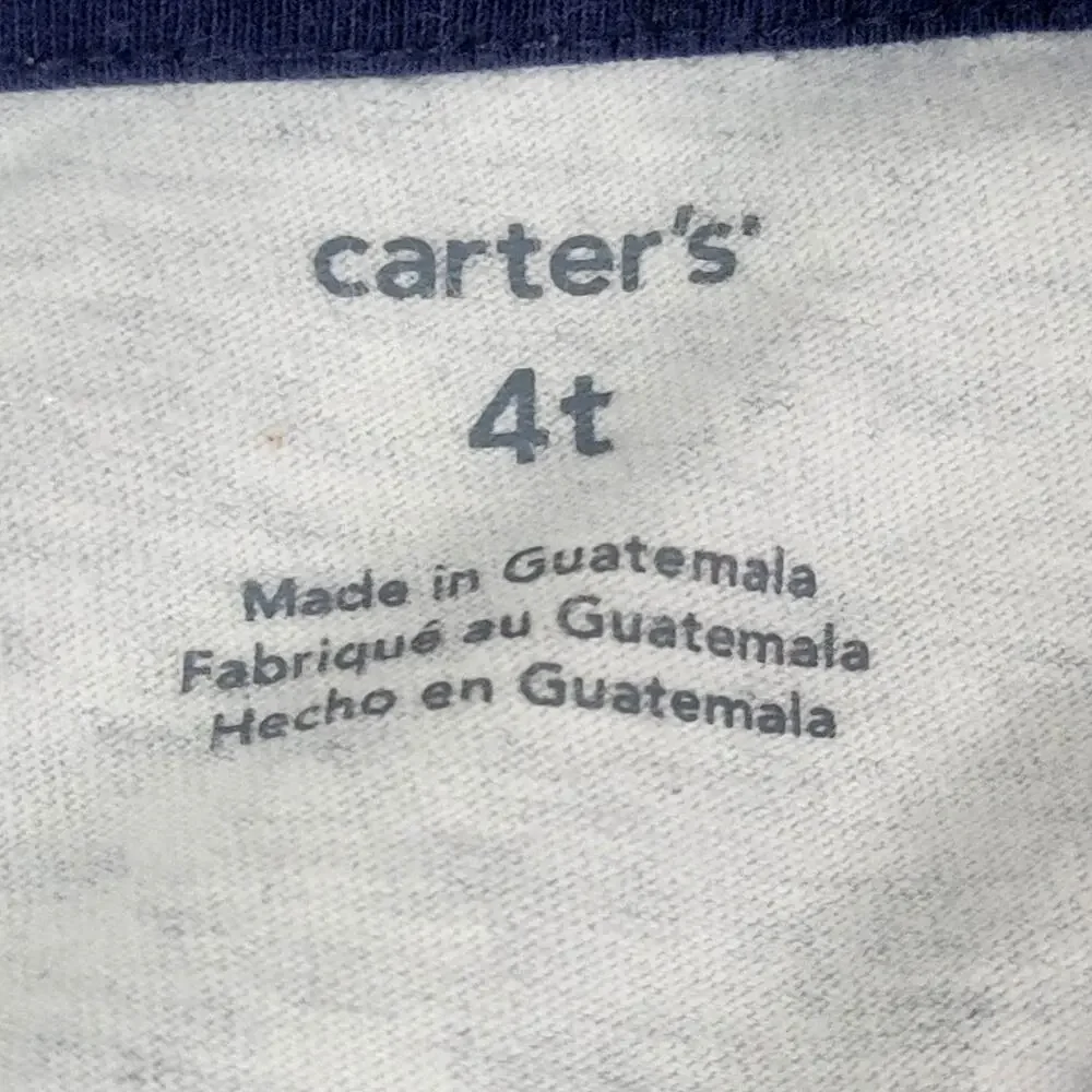 Carter's Long Sleeve Boy's Tee‎ Size 4T
